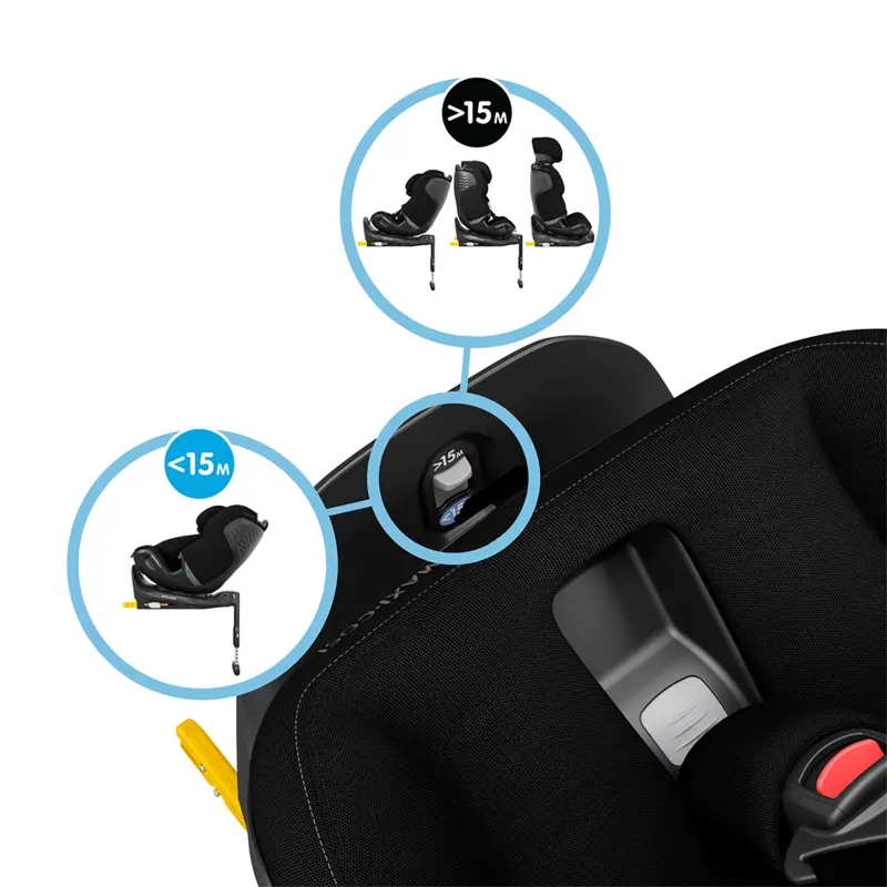 Maxi-Cosi Kindersitz Autositz Emerald 360 Pro Sitz Sitzerhöhung Kinder Schwarz - 8712930000000