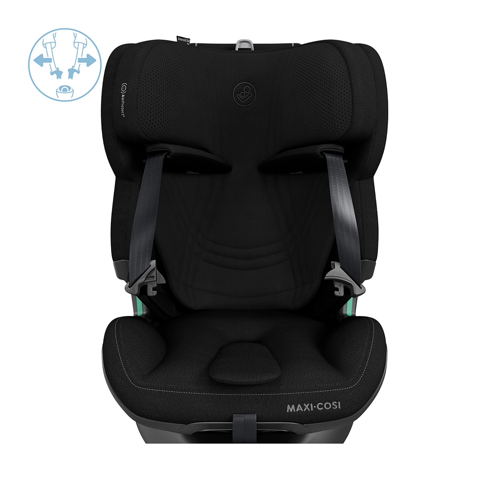 Maxi-Cosi Kindersitz Autositz Emerald 360 Pro Sitz Sitzerhöhung Kinder Schwarz - 8712930000000