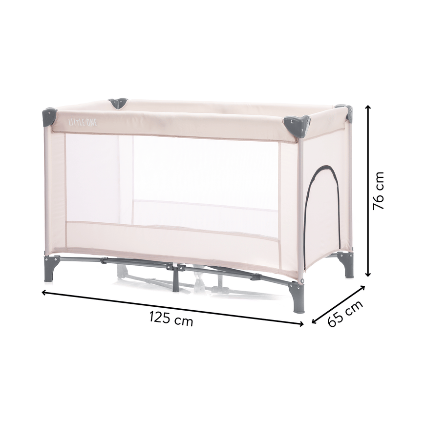 B-Ware Little One Reisebett Babybett Beistellbett Sand 25 - 9120135191723