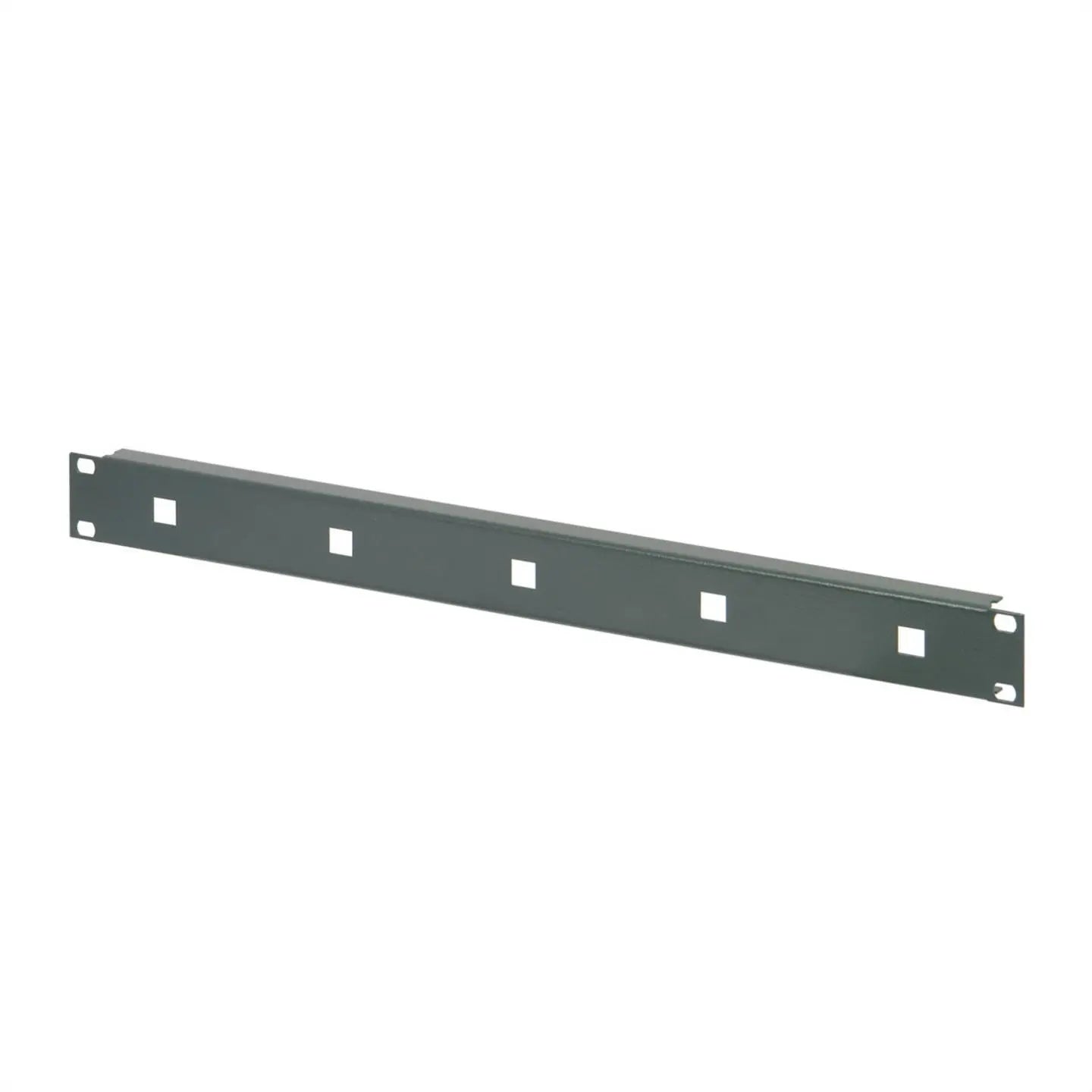 B-Ware N Vent Schroff Frontplatte Blende ösen Kabelführung Ral 7021 Alu 482,6x43,6x2,5mm - 4036088037573