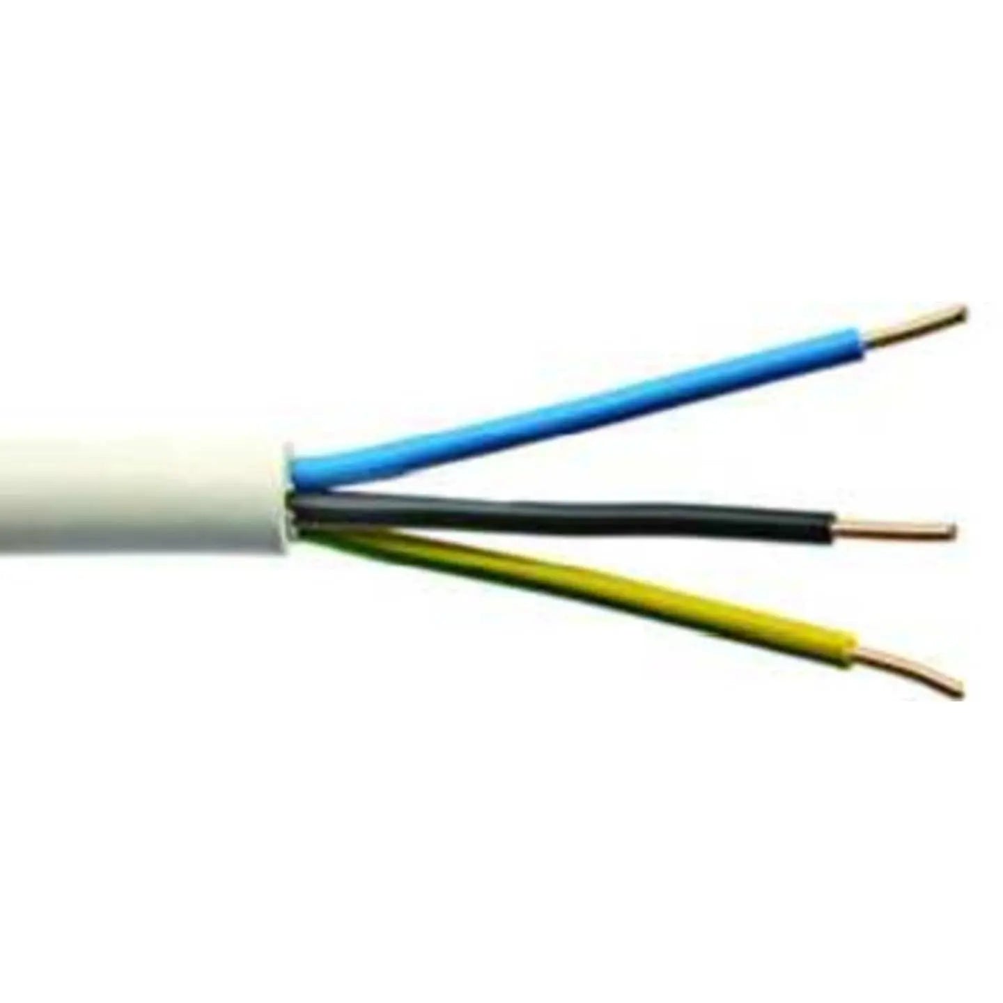 B-Ware Mantelleitung Installationskabel Nym J 3 G Stromkabel Pvc Grau 3 X 2.5 Mm² 50 M - 8009929060241