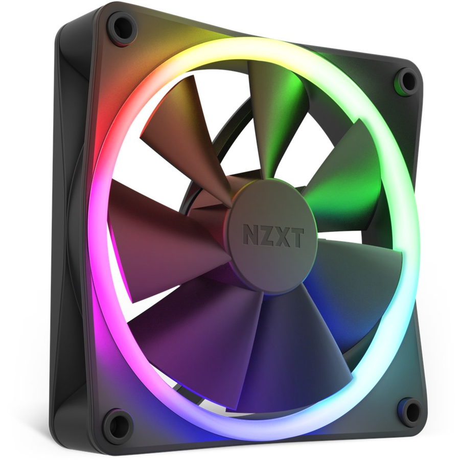 Nzxt F120 Rgb Single 120x120x26 Gehäuselüfter Pc Lüfter Lüfter Farbig Bunt B-Ware - 5060301699872