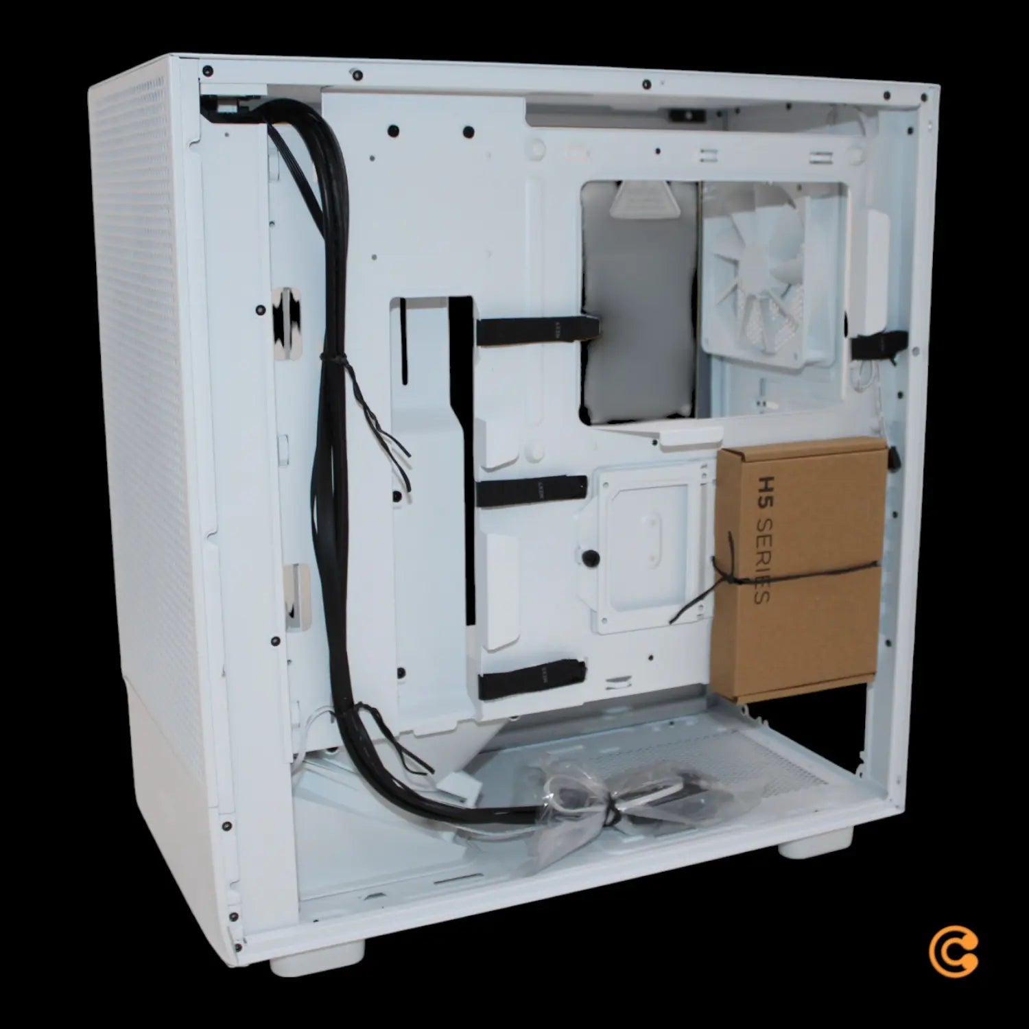 B-Ware Nzxt H5 Flow Midi Tower Gehäuse Case Glasfenster Glas Weiß Siehe Text/Foto - 5056547202341