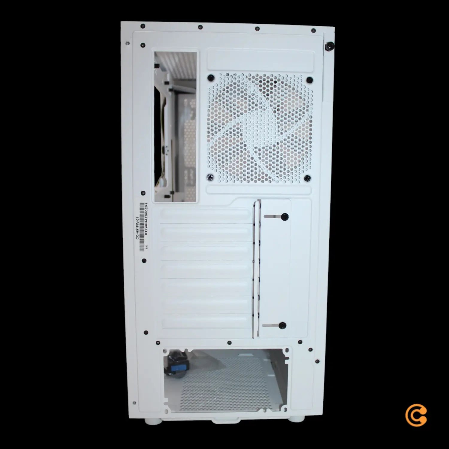 B-Ware Nzxt H5 Flow Midi Tower Gehäuse Case Glasfenster Glas Weiß Siehe Text/Foto - 5056547202341