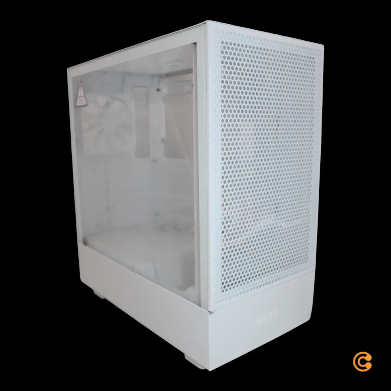 B-Ware Nzxt H5 Flow Midi Tower Gehäuse Case Glasfenster Glas Weiß Siehe Text/Foto - 5056547202341