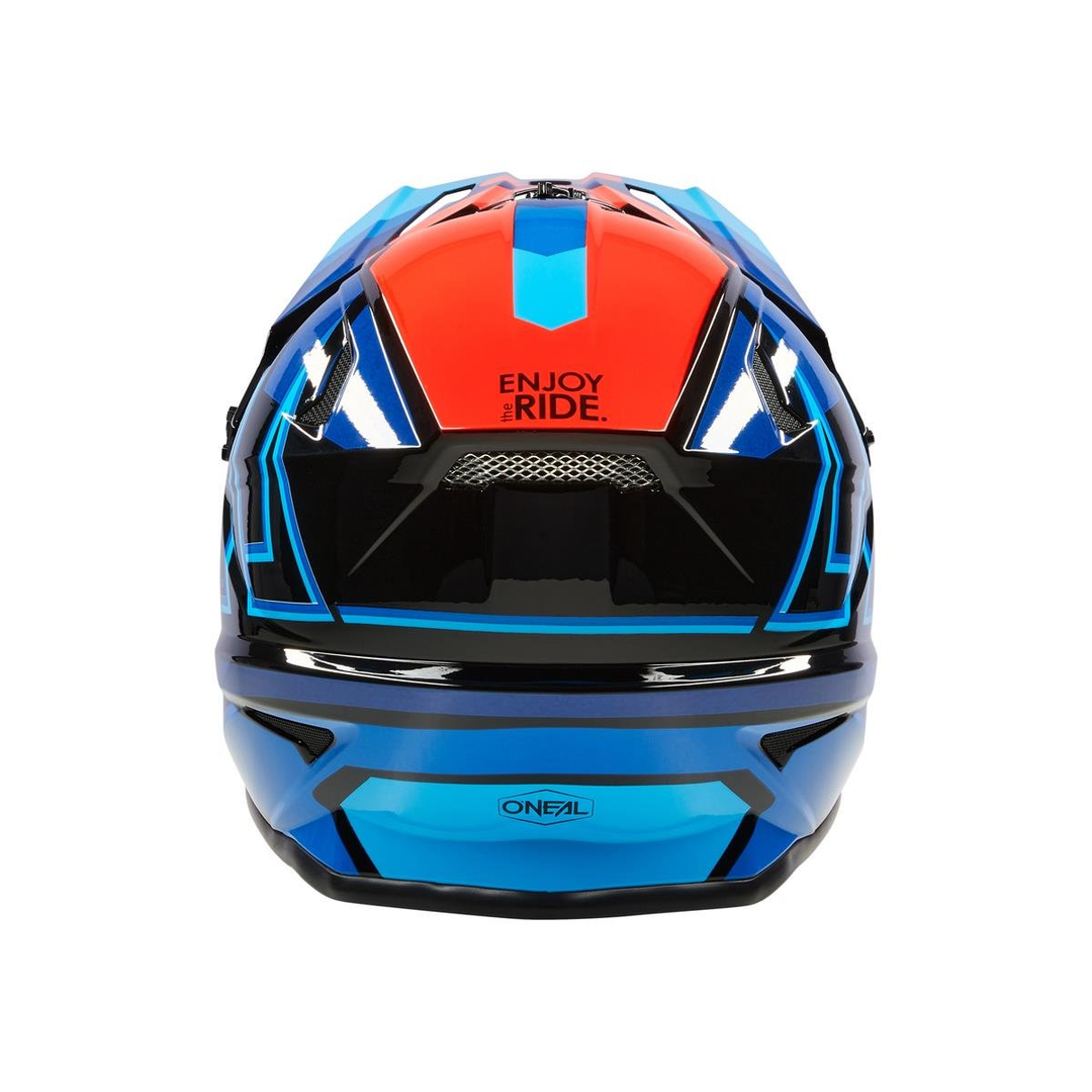 O'neal Downhill Mtb Helm Fahrradhelm Sonus Split V.23 Blau/Rot Größe S B-Ware - 4046068615158