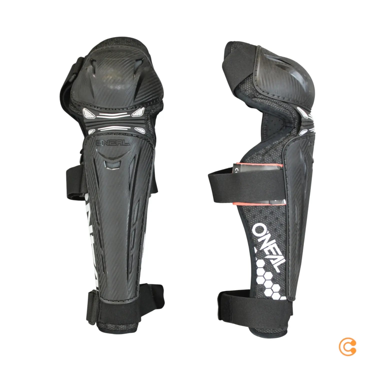 B-Ware O'neal Knieschützer Protektor Knie Trail Fr Carbon Look Größe M Paar