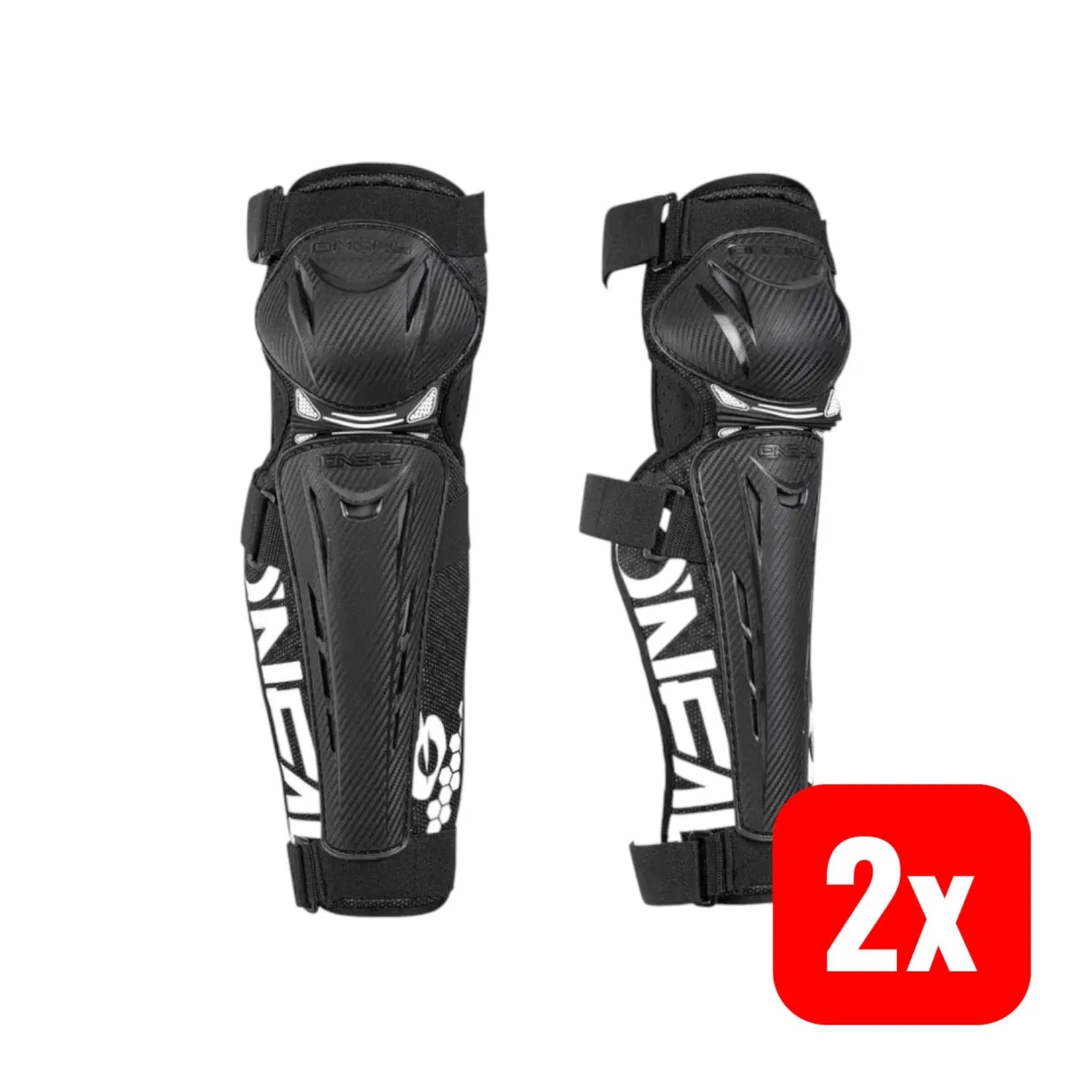 B-Ware O'neal Knieschützer Protektor Knie Trail Fr Carbon Look Größe M 2 Stück - 4046068554778