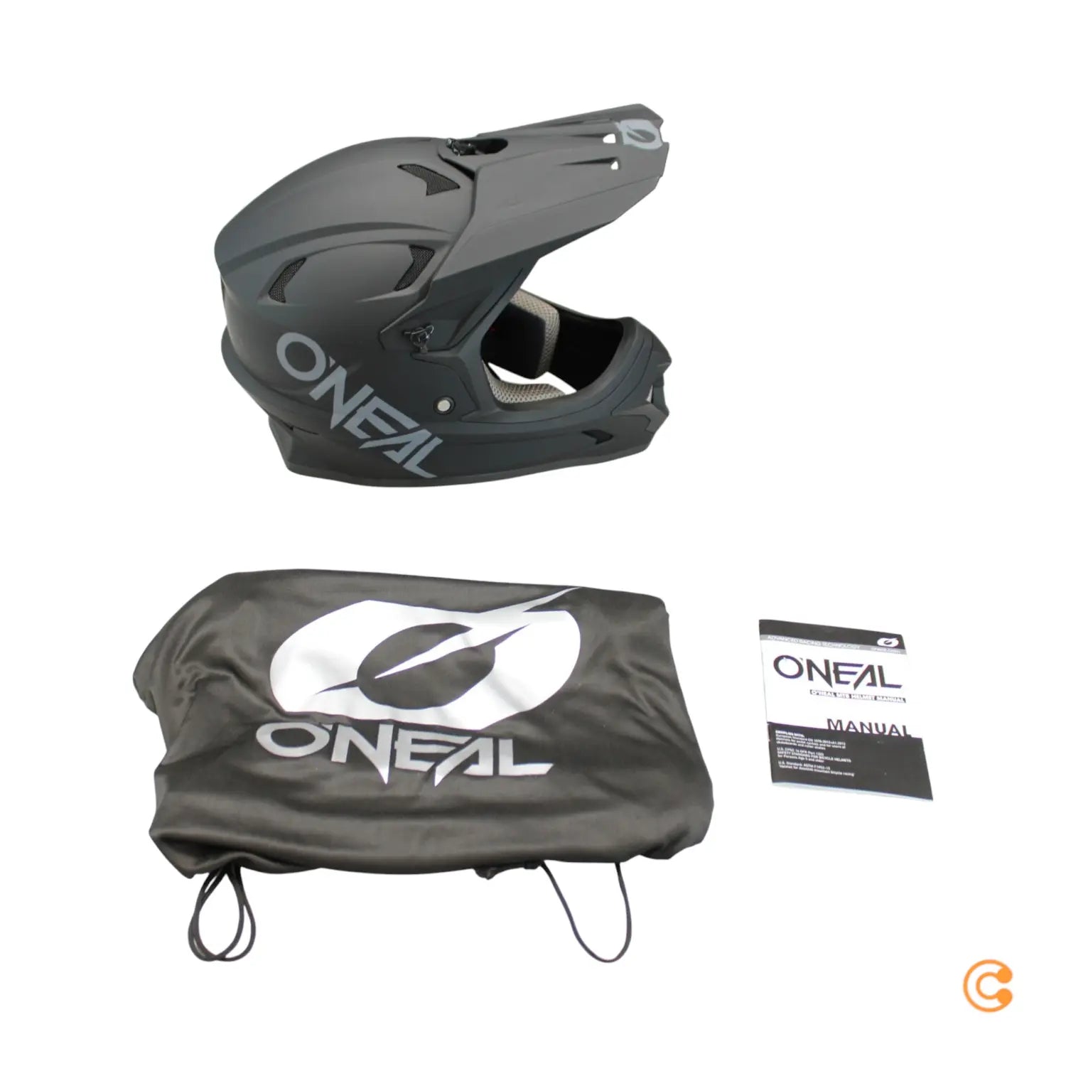 B-Ware O’neal Sonus Helm Mtb Downhill Kopfschutz Motorradhelm Solid V.21 Schutz Schwarz