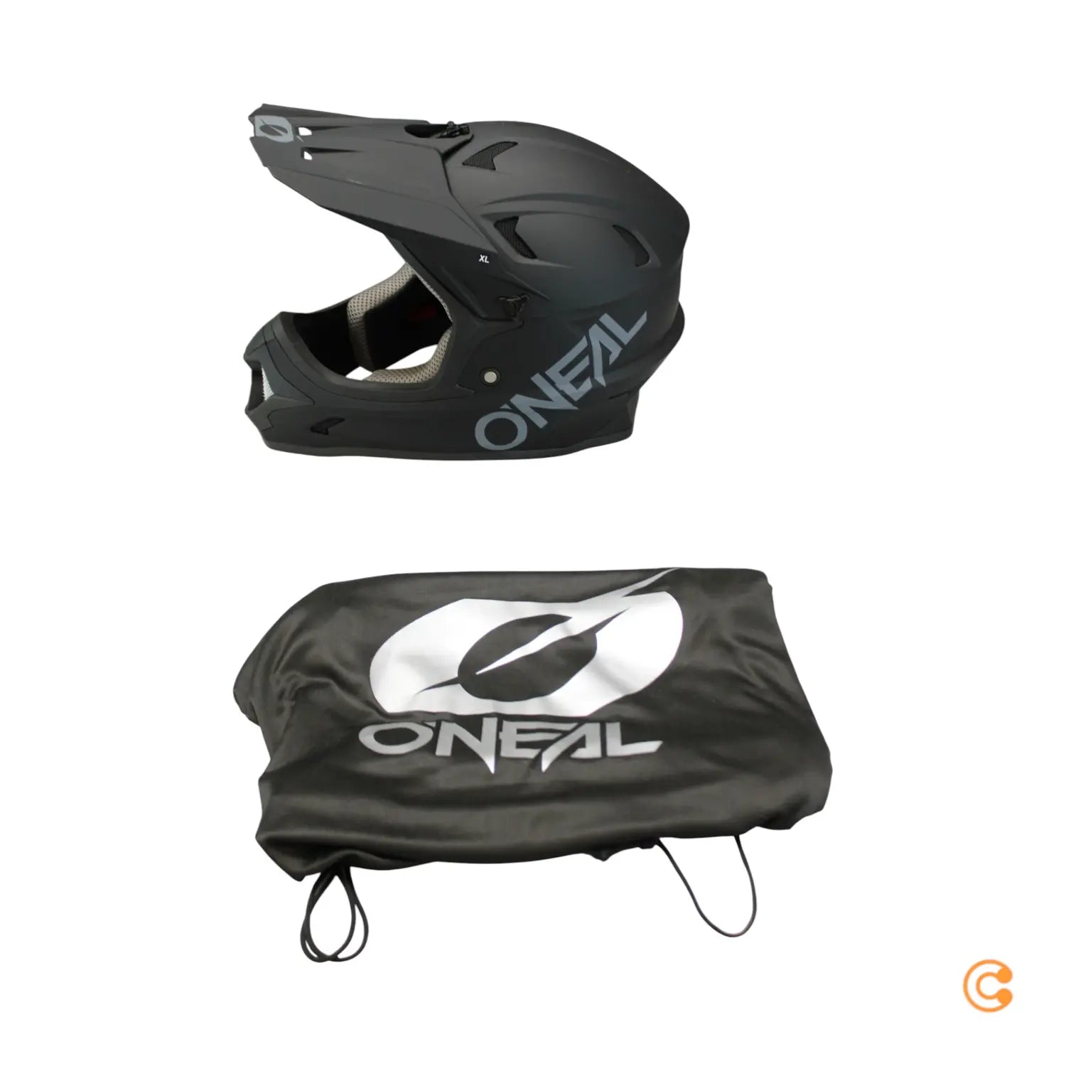 B-Ware O’neal Sonus Helm Mtb Downhill Kopfschutz Motorradhelm Solid V.21 Schutz Schwarz