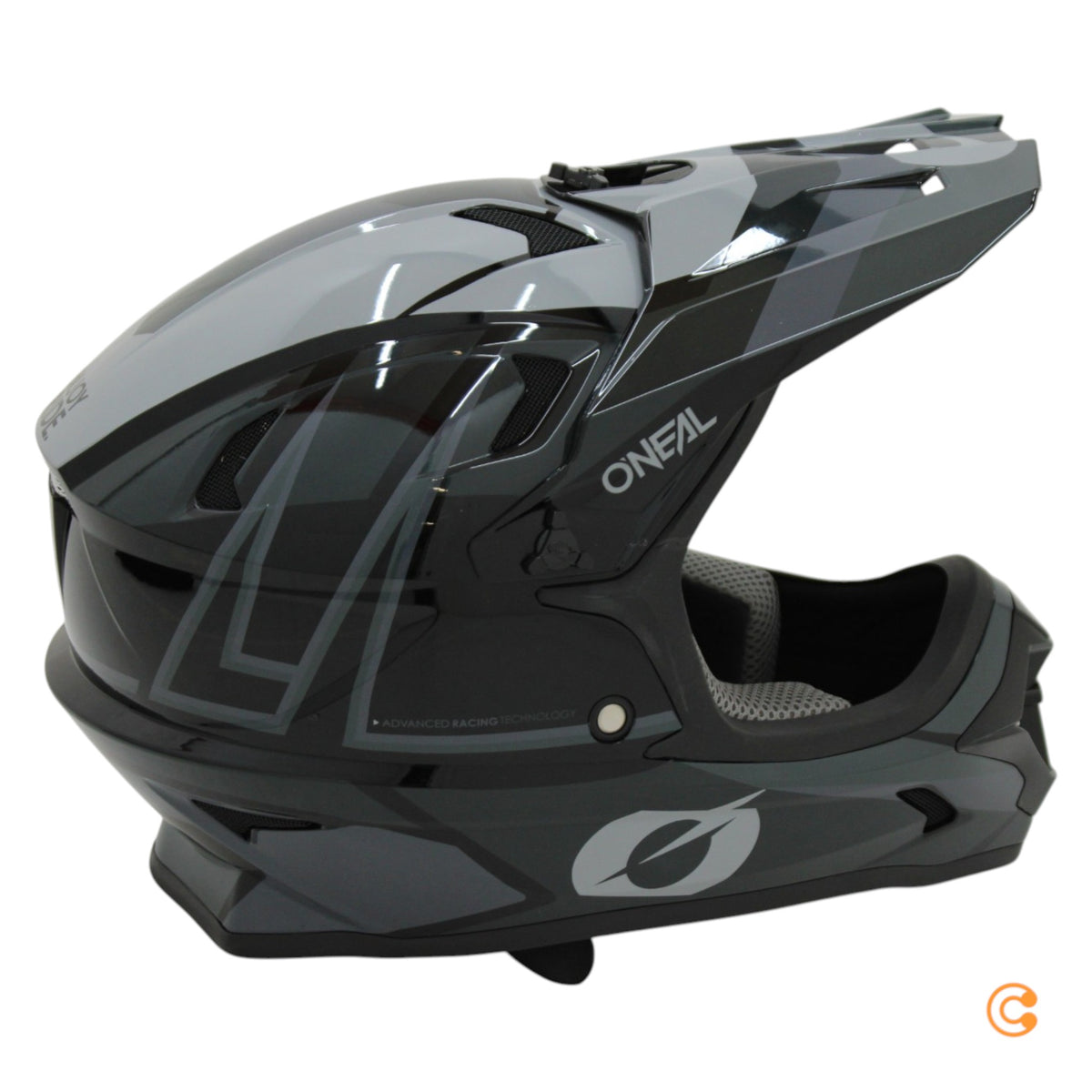 O'NEAL Sonus Helm Kopfschutz Fahrradhelm Split Schwarz Grau M 57/58 cm - 4046068615271