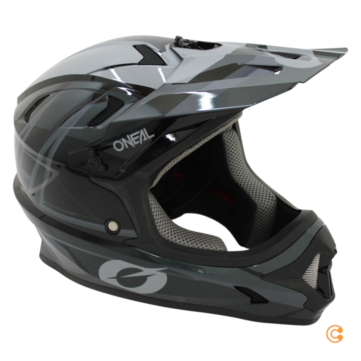 O'NEAL Sonus Helm Kopfschutz Fahrradhelm Split Schwarz Grau M 57/58 cm - 4046068615271