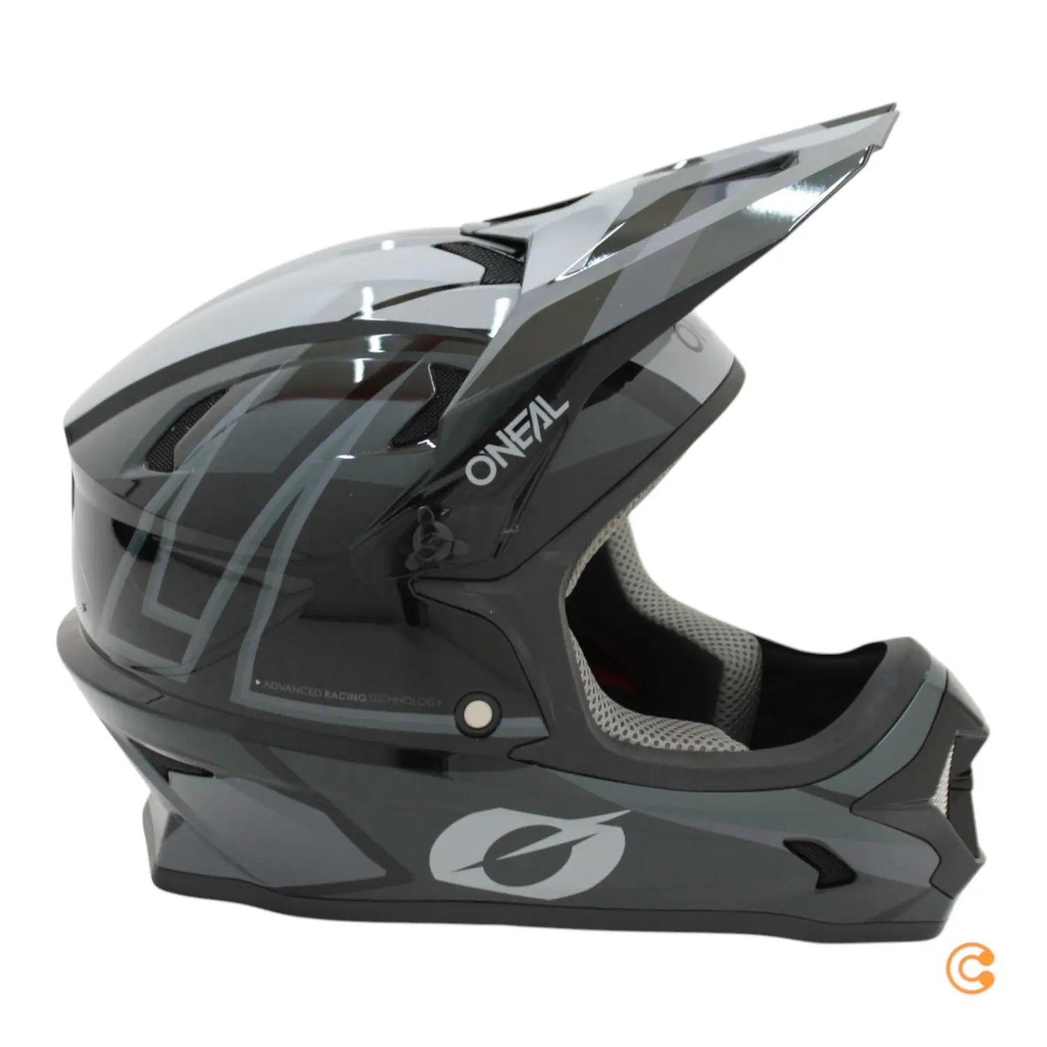 B-Ware O'neal Sonus Helm Kopfschutz Fahrradhelm Split Schwarz Grau M 57/58 Cm