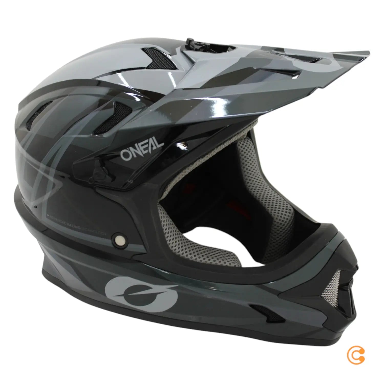 B-Ware O'neal Sonus Helm Kopfschutz Fahrradhelm Split Schwarz Grau M 57/58 Cm