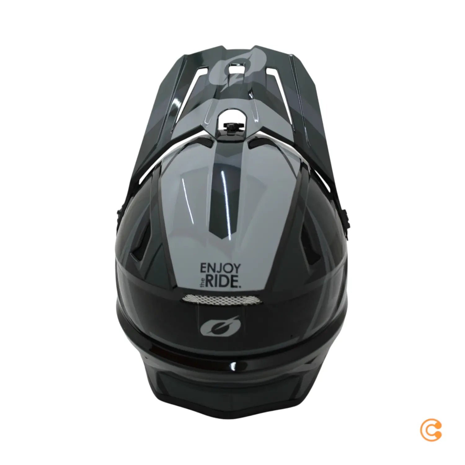 B-Ware O'neal Sonus Helm Kopfschutz Fahrradhelm Split Schwarz Grau M 57/58 Cm