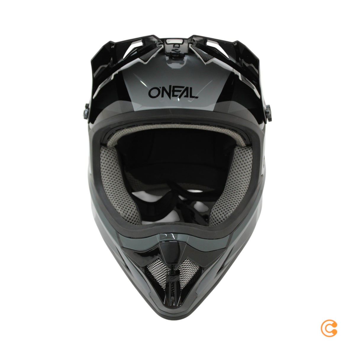 O'NEAL Sonus Helm Kopfschutz Fahrradhelm Split Schwarz Grau M 57/58 cm - 4046068615271