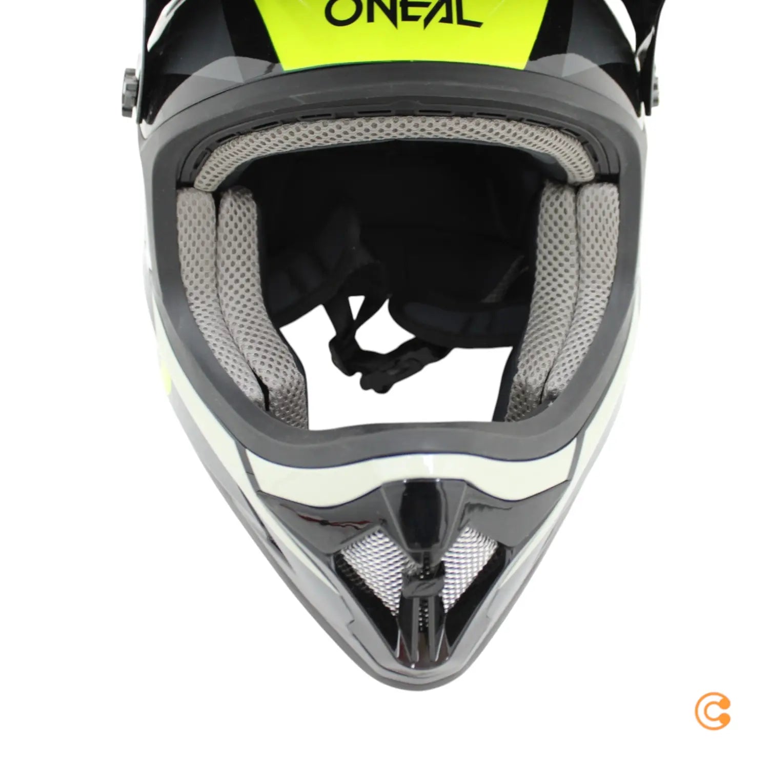 B-Ware O’neal Fahrradhelm Helm Kinder Mtb Downhill Schwarz Neongelb Größe M 48 50 Cm