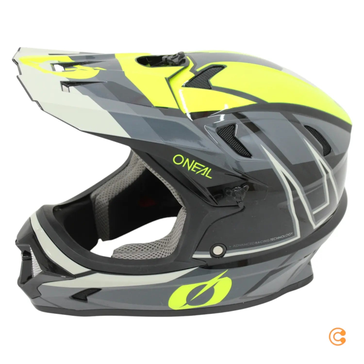 B-Ware O’neal Fahrradhelm Helm Kinder Mtb Downhill Schwarz Neongelb Größe M 48 50 Cm