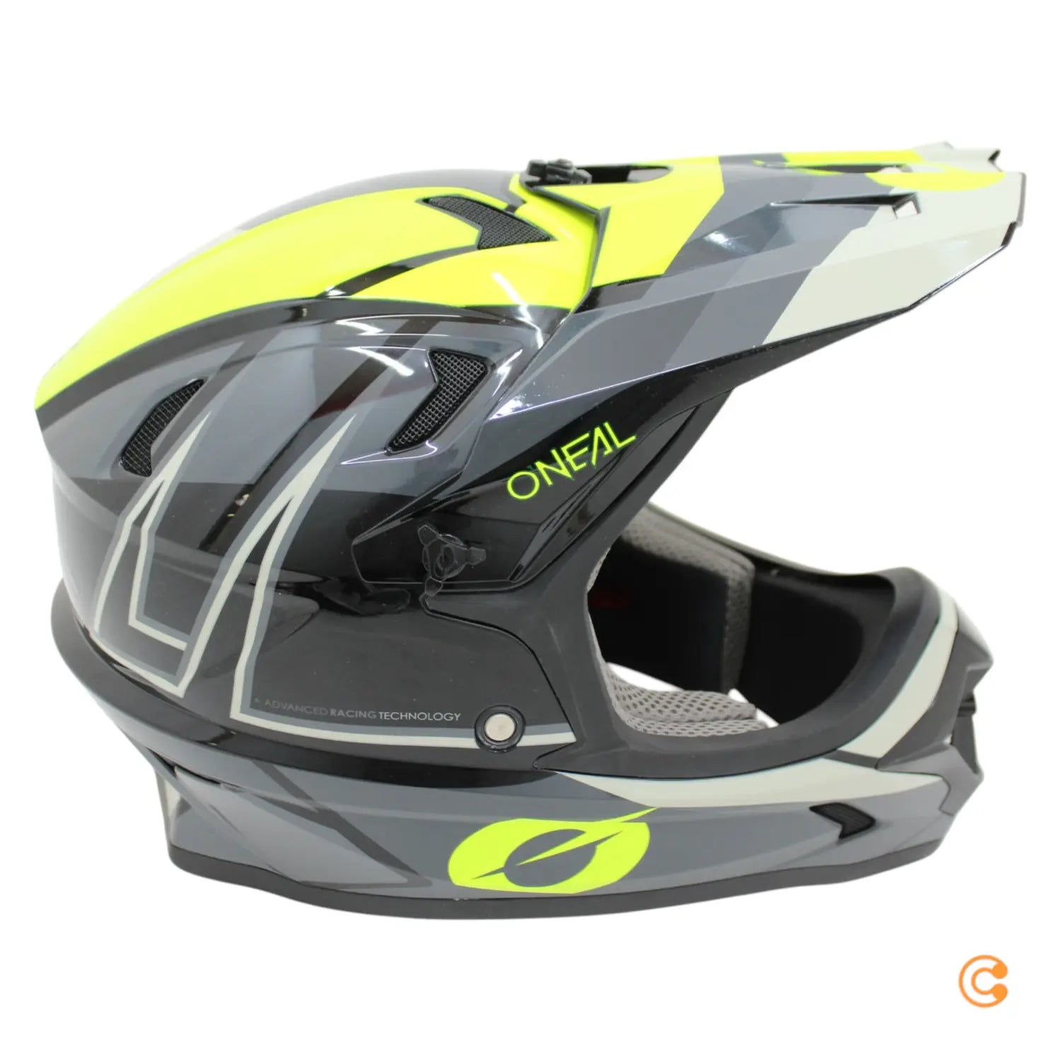B-Ware O’neal Fahrradhelm Helm Kinder Mtb Downhill Schwarz Neongelb Größe M 48 50 Cm