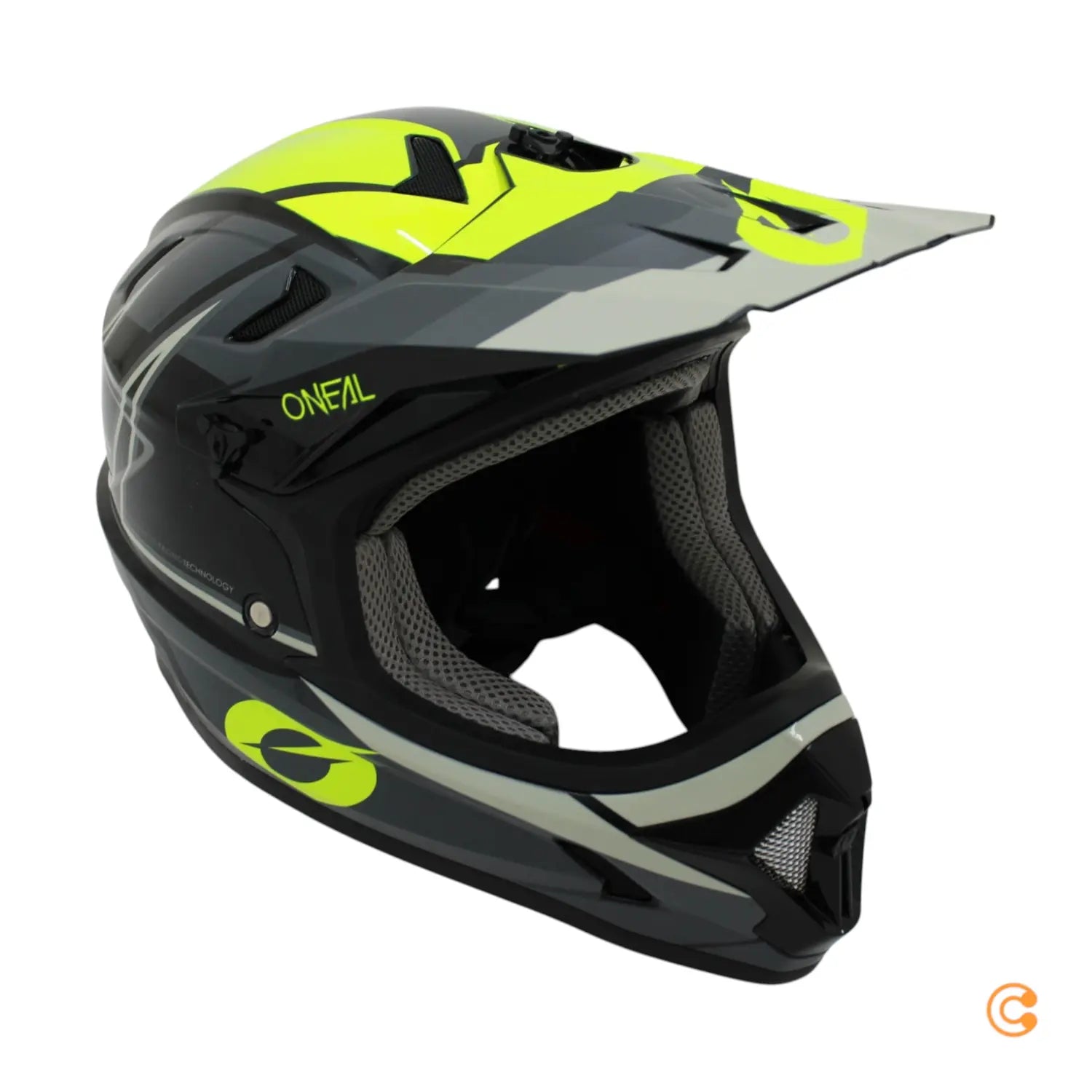 B-Ware O’neal Fahrradhelm Helm Kinder Mtb Downhill Schwarz Neongelb Größe M 48 50 Cm