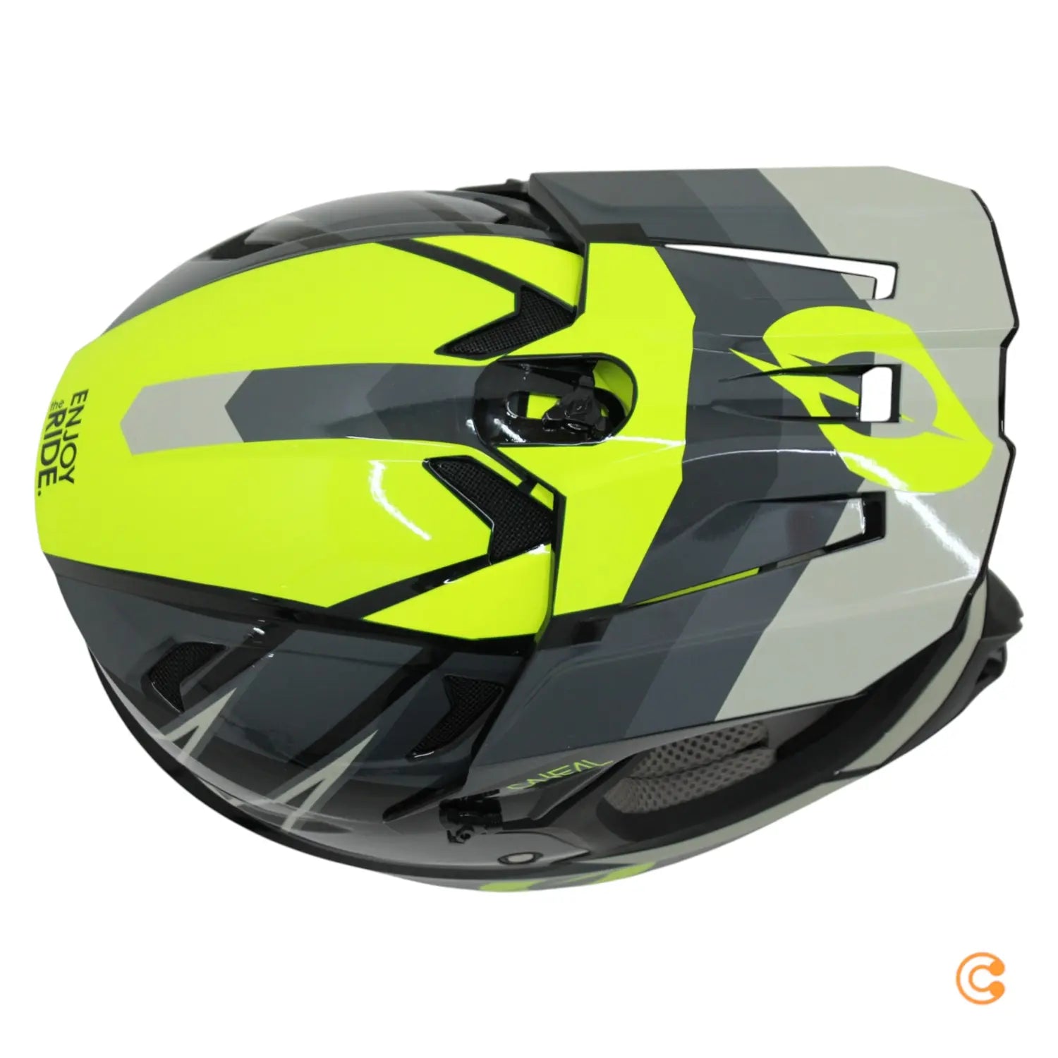 B-Ware O’neal Fahrradhelm Helm Kinder Mtb Downhill Schwarz Neongelb Größe M 48 50 Cm