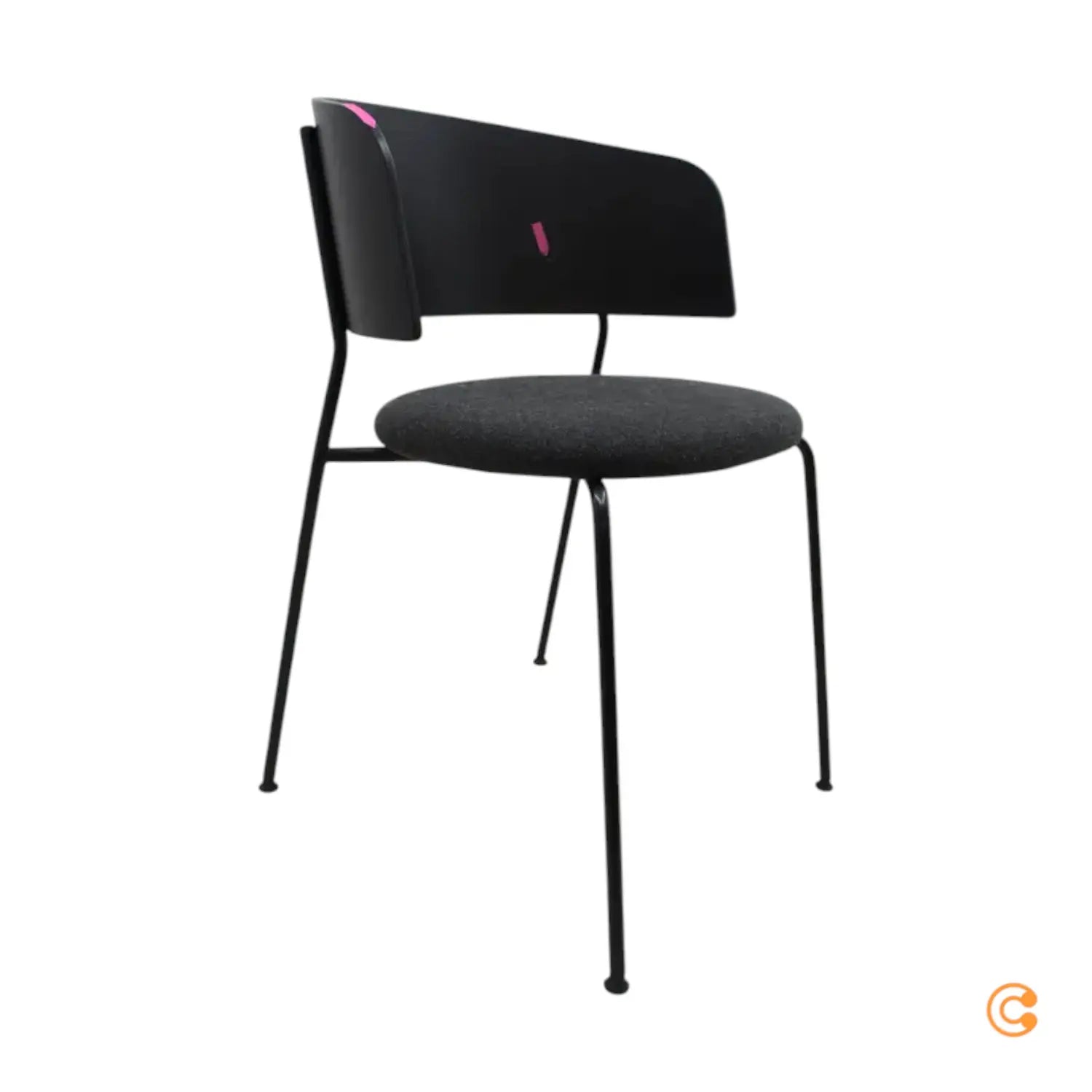 B-Ware Objekte Unserer Tage Armlehnstuhl Stuhl Wagner Eiche Schwarz Siehe Text/Foto - 4255795422568