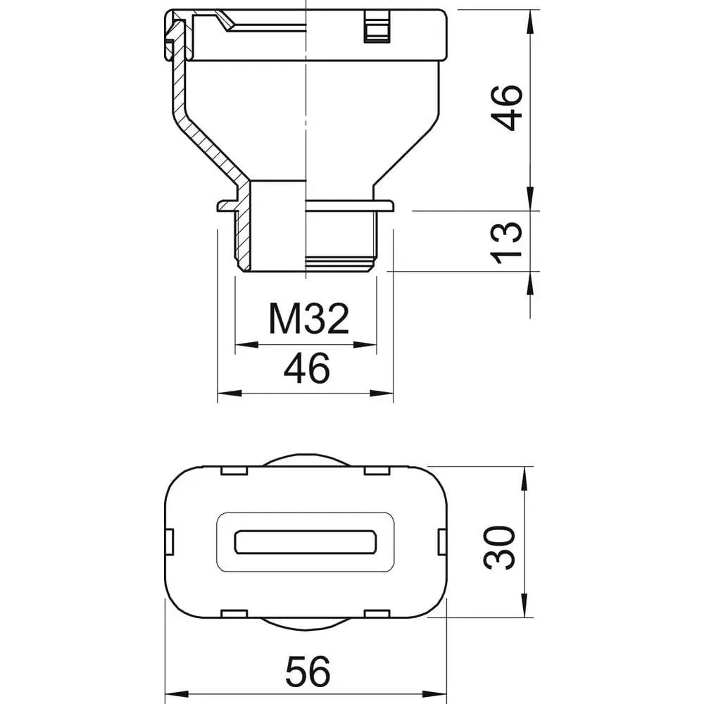 B-Ware Obo Bettermann Flachkabelverschraubung 2013021 Kabelverschraubung 15 Stück - 4012195516071