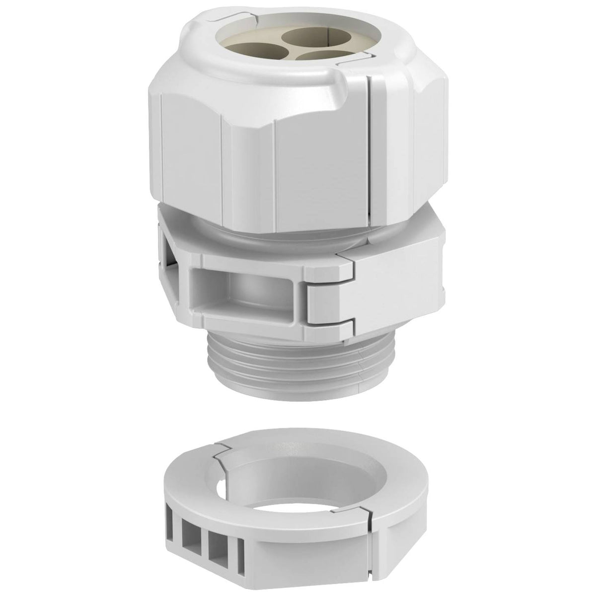 OBO Bettermann 2024956 Kabelverschraubung 1.5 mm Kunststoff Lichtgrau Schraube - 4012196536825