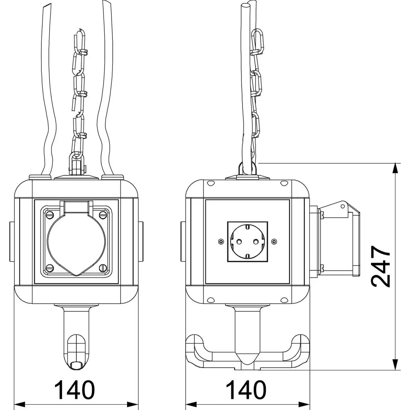 B-Ware Obo Bettermann Versorgungseinheit Stromverteiler Einheit Ip20 Graphitschwarz - 4012195125075