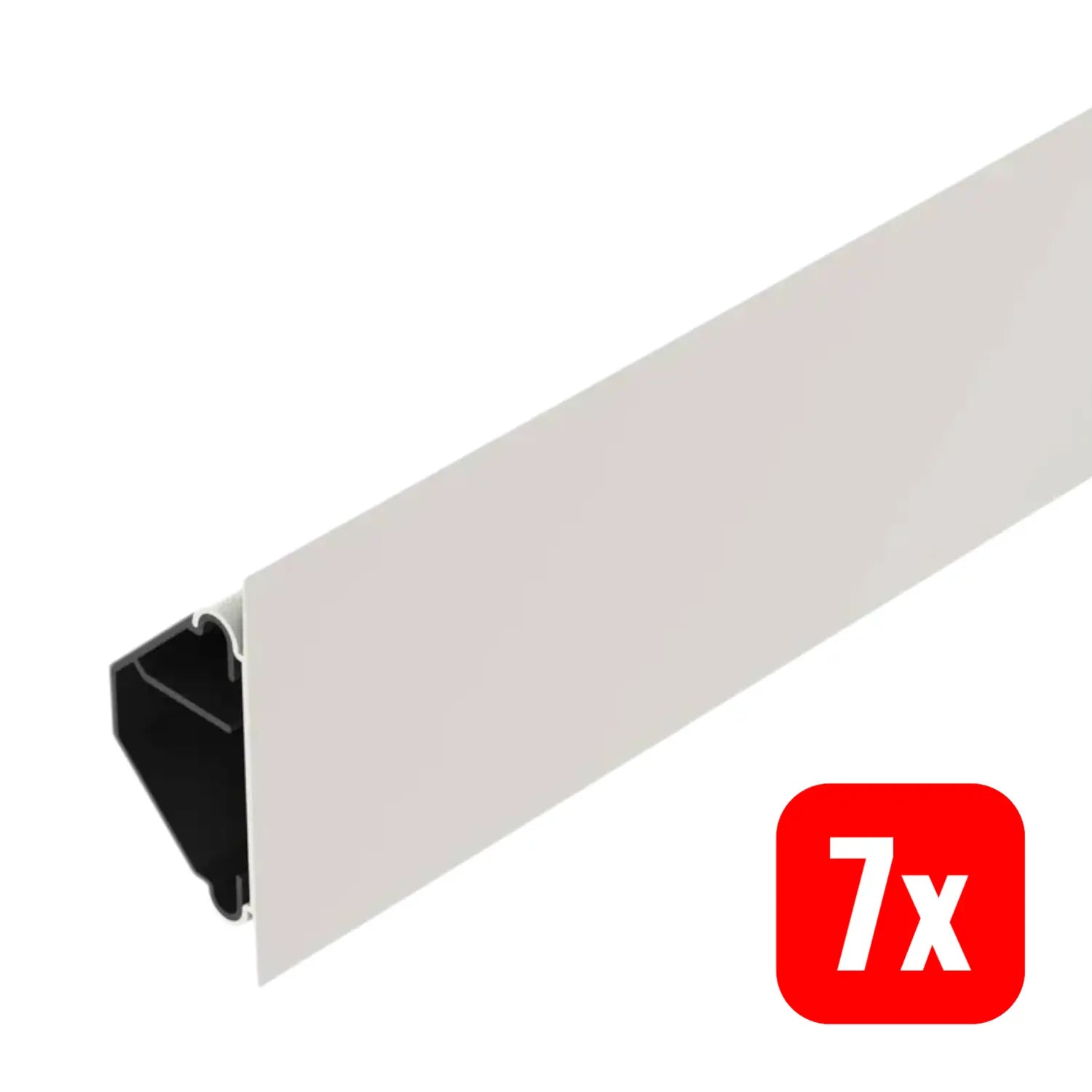 B-Ware Obo Bettermann Kabelkanal Kabelschacht Kunststoff Weiß 2000 X 80 X 50 Mm 7 Stück - 4012196723256