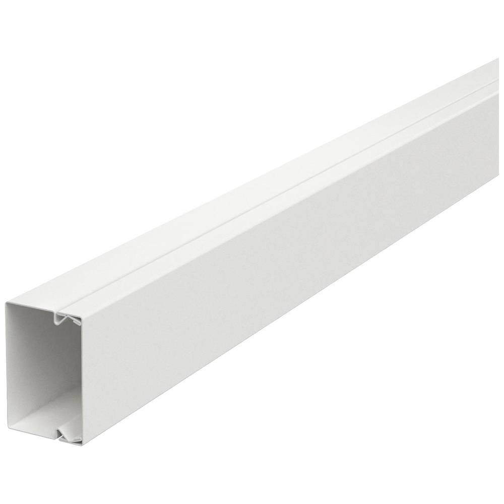 OBO Bettermann Kabelkanal 6248519 Kabelschacht Reinweiß Stahl 200x6x4 cm 2 STÜCK - 4012196313570
