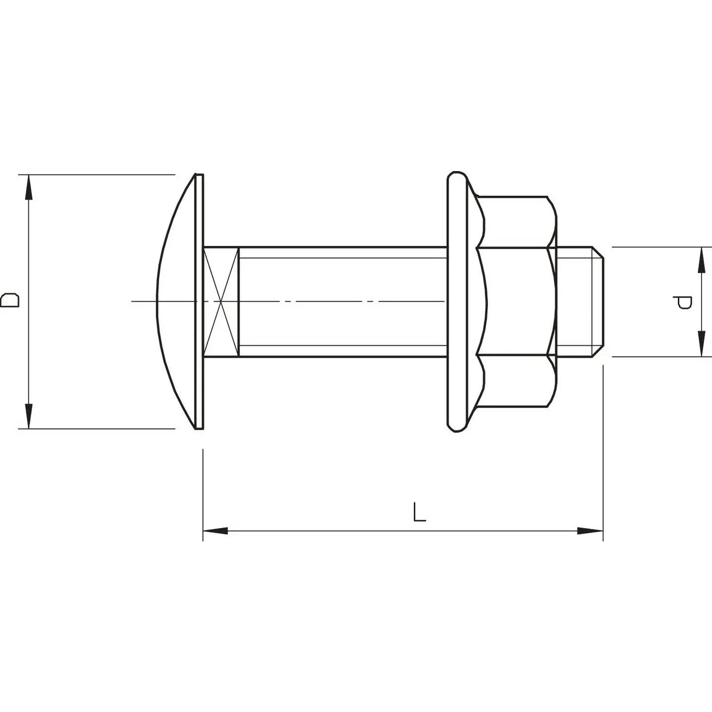 B-Ware Obo Bettermann Flachrundschraube Schraube 6mm 20mm Stahl 100 Stück - 4012196200009