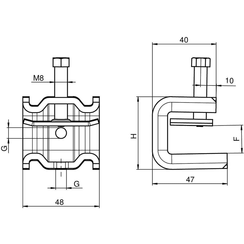 B-Ware Obo Bettermann 1486288 Trägerklammer 25 St. Elektroinstallation Kabel 25 Stück - 4012196342204