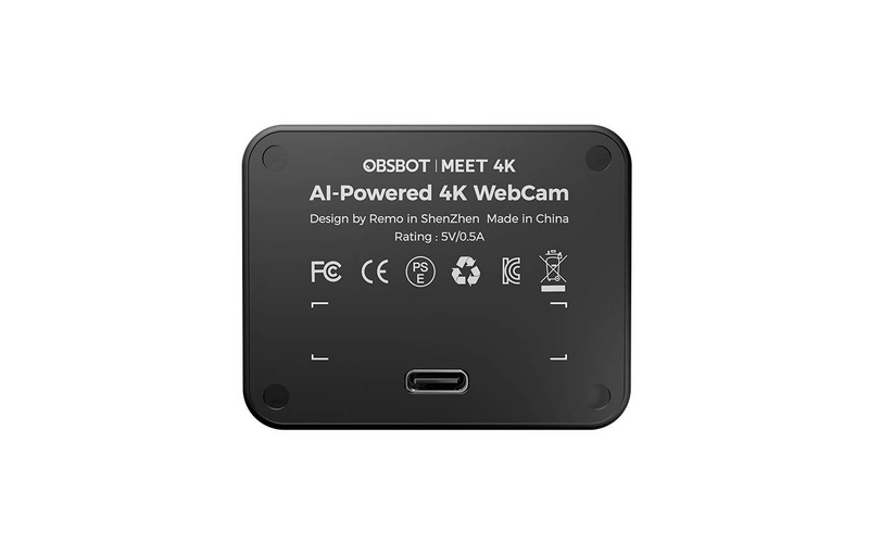 Obsbot Meet 4 K 4 K Webcam Webcam Kamera 3840x2160 Pixel Klemm Halterung Schwarz   B-Ware - 6971889230151