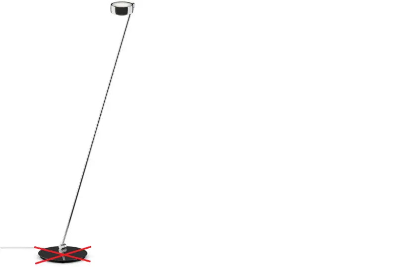 B-Ware Occhio Stehleuchte Leselampe Led Chrom Glänzend 160 Cm Sento Siehe Text/Foto - 4059445201097