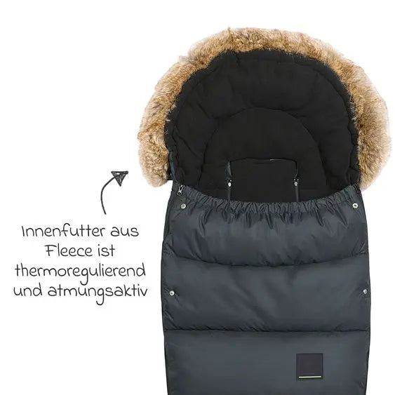 B-Ware Odenwälder Fußsack Babyschlafsack Marlon Kinderwagen Anthrazit 24 - 4005226236789