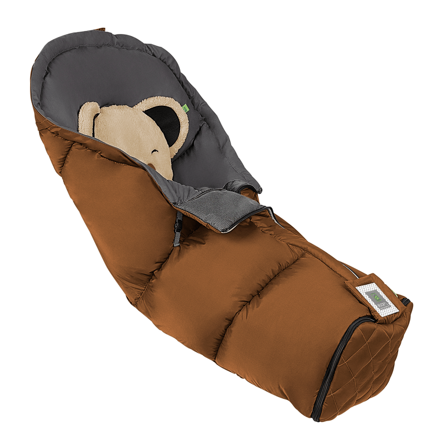 Odenwälder Fußsäckchen Babyschlafsack Mucki Creamy Caramel Wintermodell B-Ware
