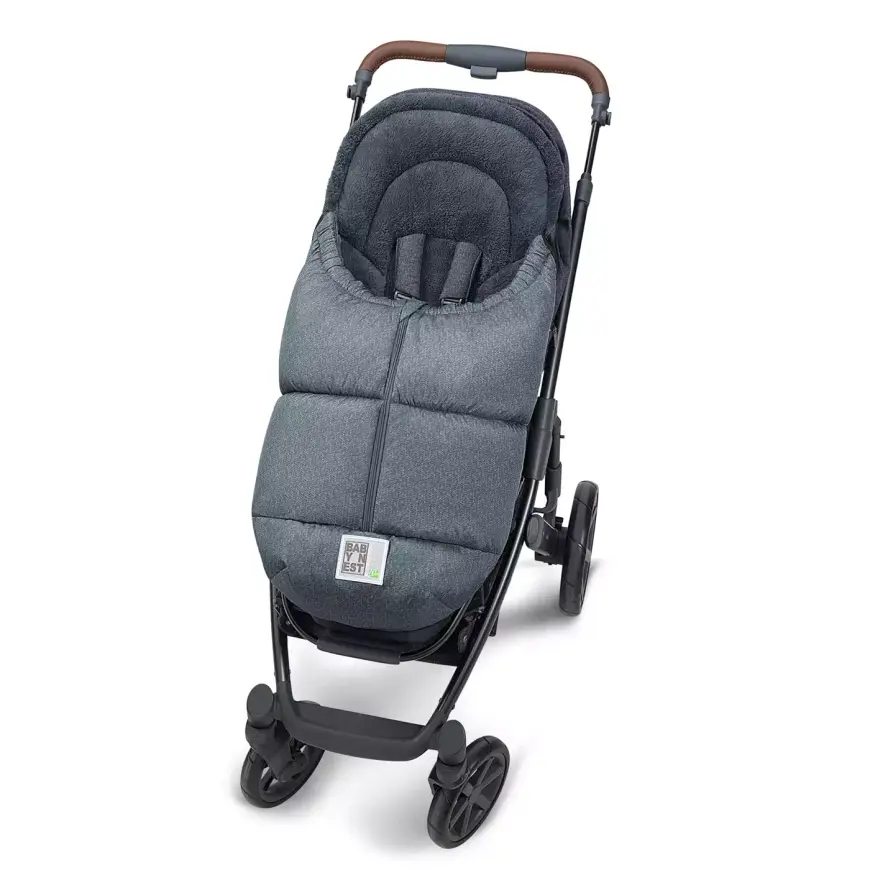 B-Ware Odenwälder Fußsack Sack Kinderwagen Modern Graphic Umschlag Grey - 4005226217443