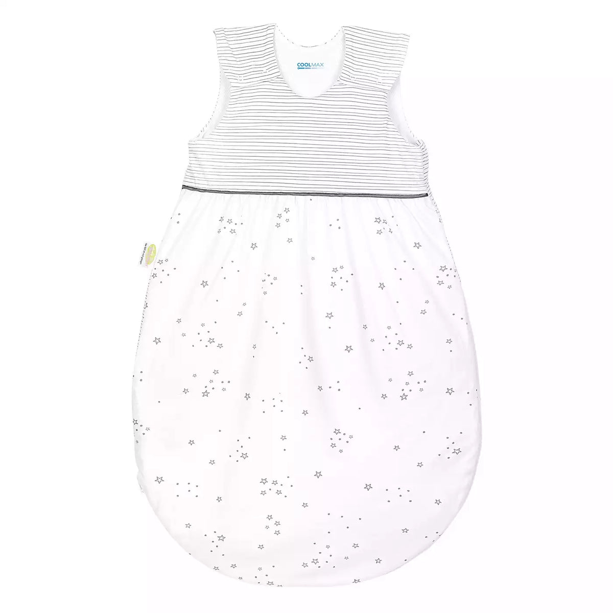 Odenwälder Schlafsack Babyschlafsack Timmi Cool Coolmax Jersey Stern grau 110 cm - 4005226210215
