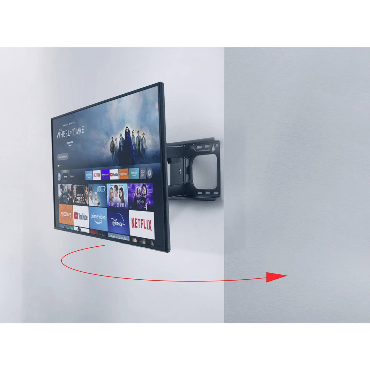 One For All Wandhalterung Halterung Fernseher Drehbar Neigbar 77 Zoll TV - 8716184077098