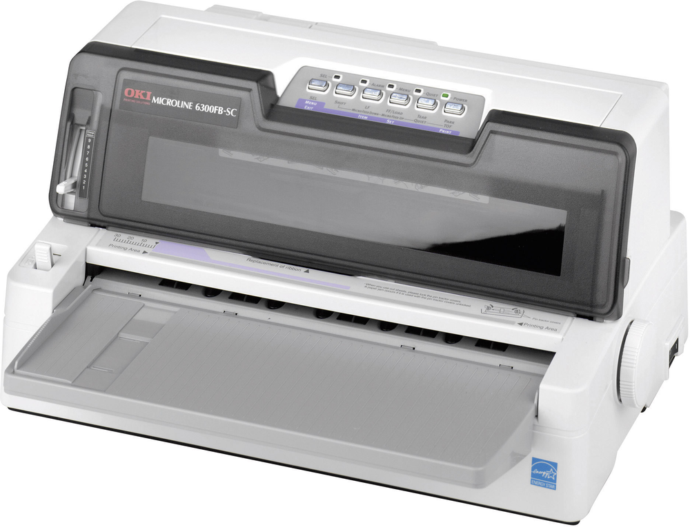 Oki ML6300FB-SC Nadeldrucker 450 Zeichen/s 24 Nadeln Drucker DEFEKTWARE - 5031713045397