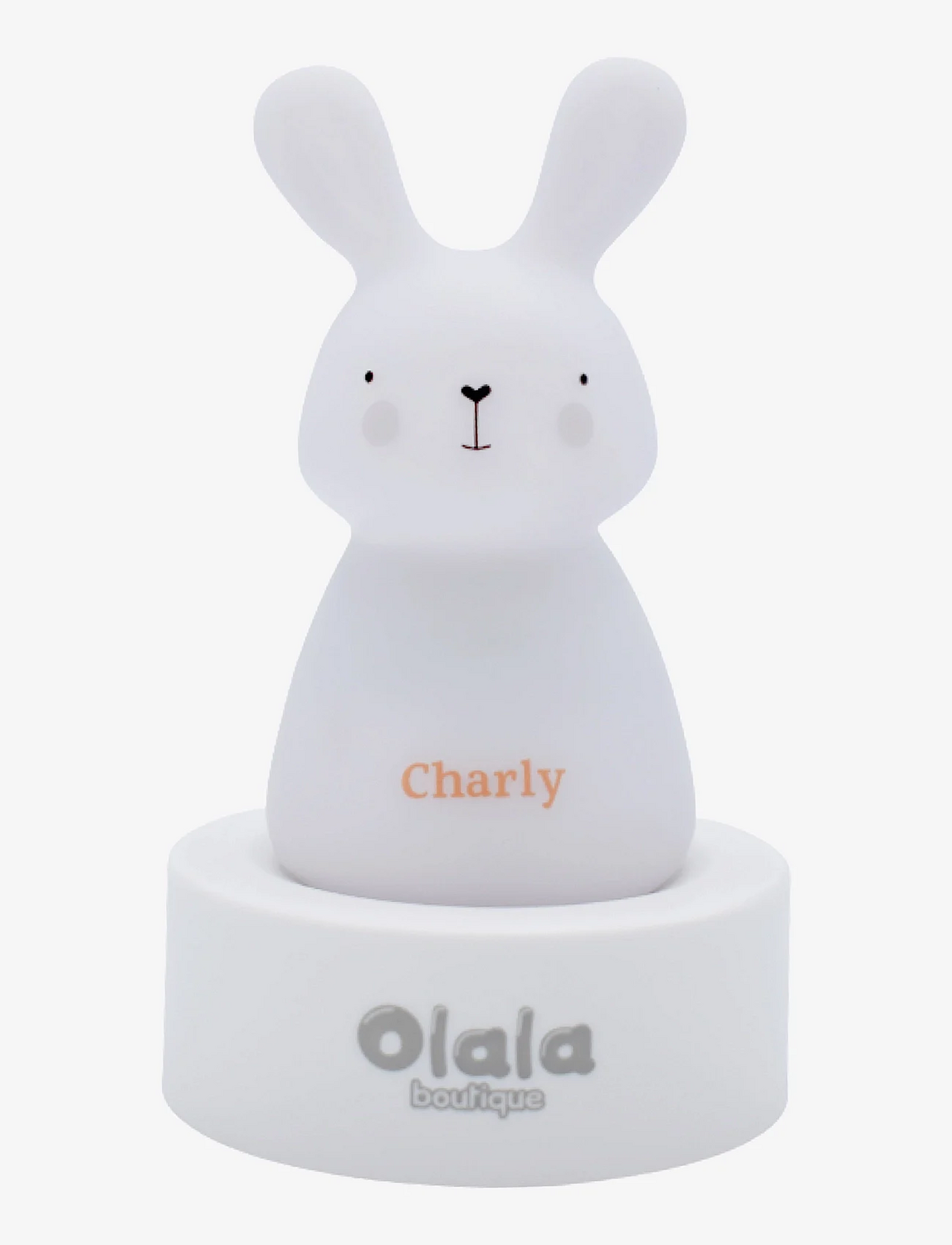 B-Ware 2 Stück Olala Boutique Nachtlicht Lampe Häschen Weiß Led Induktion Kinderzimmer - 3760027580073