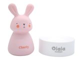 B-Ware Olala Boutique Nachtlicht Häschen Led Lampe Babylicht Induktion Pink