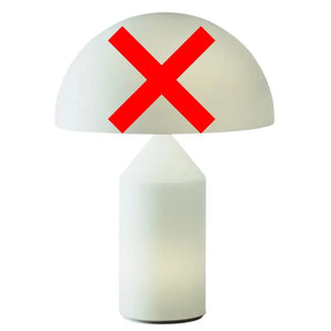 B-Ware Oluce Atollo Tischleuchte Lampe Opalglas Designerleucht
