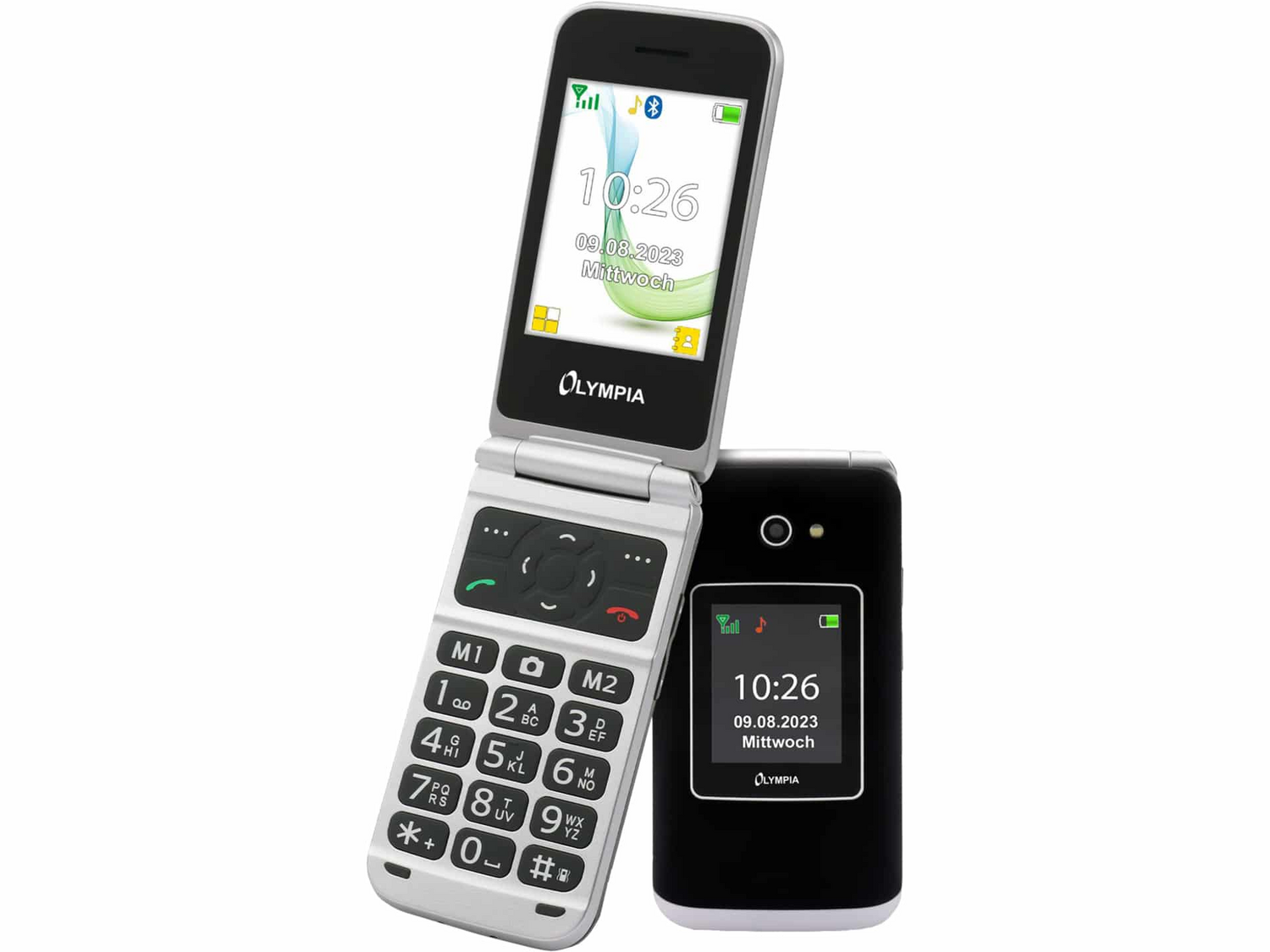 Olympia Handy Mobiltelefon Vitus 4 G Schwarz Seniorenhandy Mobilgerät B-Ware - 4030152952618