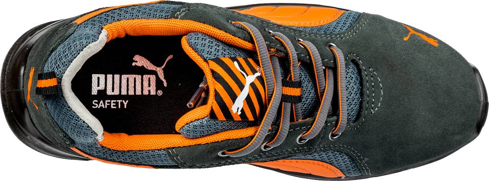 Puma OMNI ORANGE LOW Sicherheitsschuh S1P grau/orange Gr. 42 Schuhe Fußschutz - 4051428064019