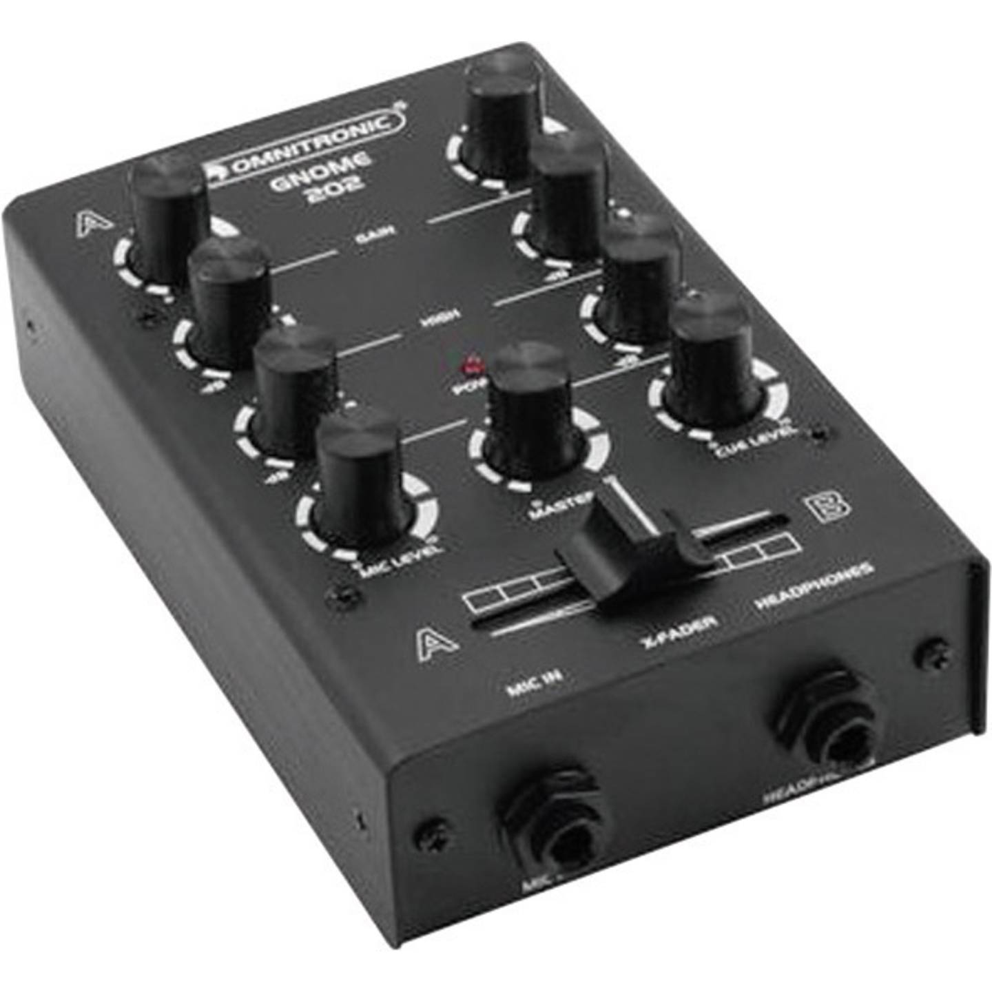 B-Ware Omnitronic Gnome E 202 Dj Mixer Mischpult 2 Kanal Netzteil Kompaktes Gerät