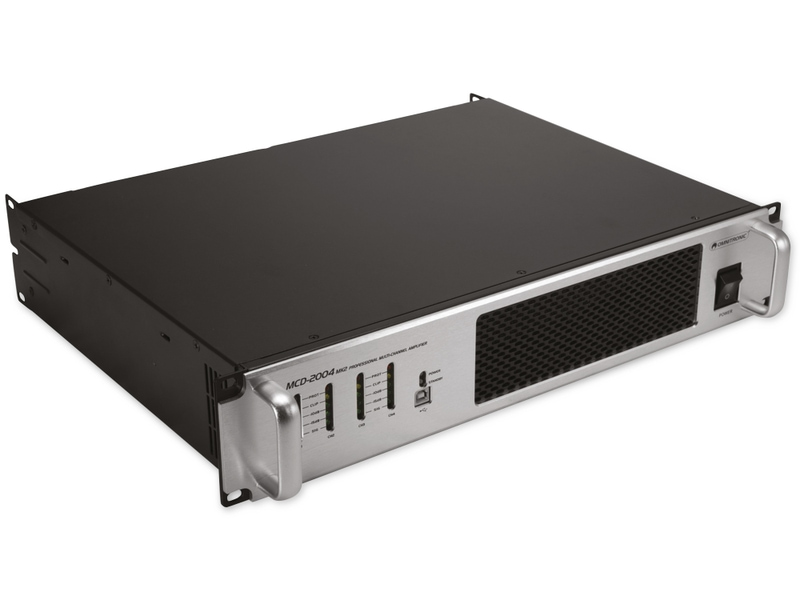 Omnitronic Installationsendstufe Endstufe Pa Verstärker Limiter 4 Kanal Schwarz  B-Ware - 4026397700206