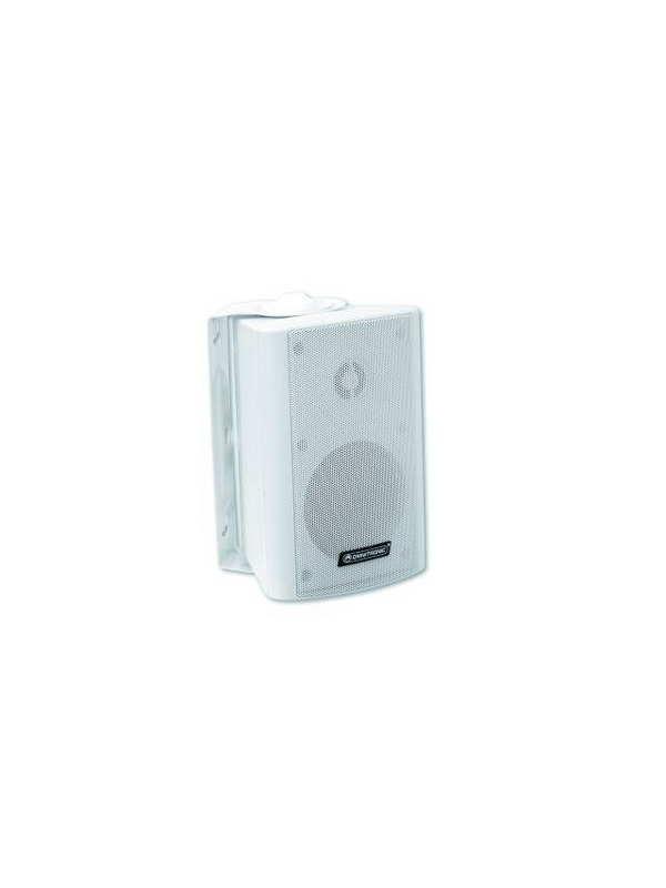 Omnitronic Ela Wandlautsprecher Universal Lautsprecher Weiß Trapez Bauweise 100 V B-Ware - 4026397412093