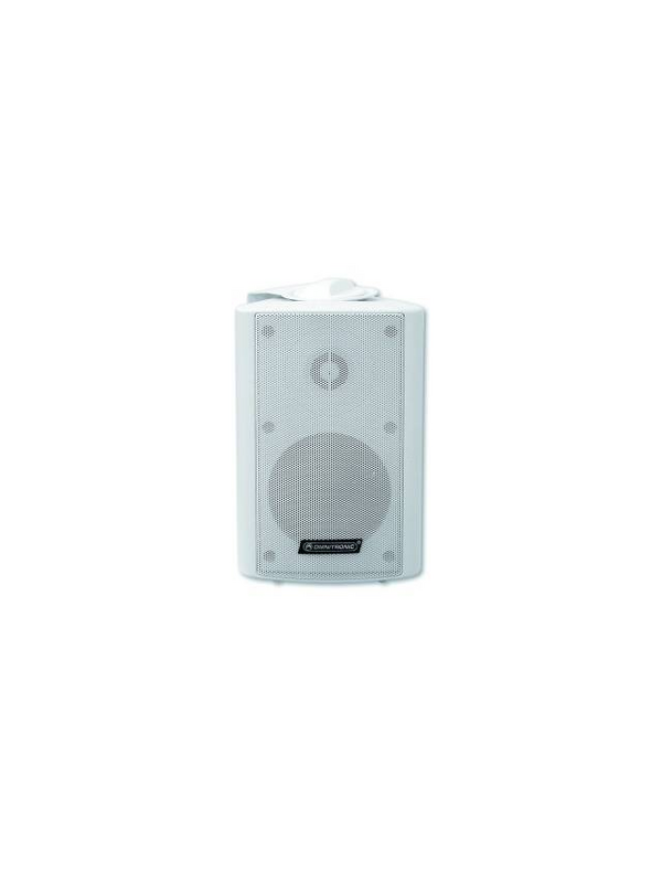 Omnitronic Ela Wandlautsprecher Universal Lautsprecher Weiß Trapez Bauweise 100 V B-Ware - 4026397412093